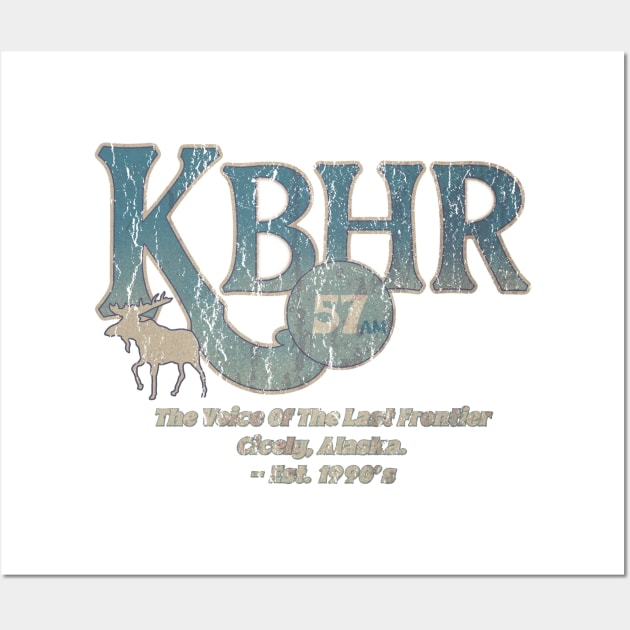 Vintage 90's KBHR Am Northern Exposure Wall Art by provokta art.directory